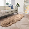 ORINOVA Beige Furry Washable Area Rugs by ORINOVA