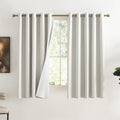 NICETOWN 100% Absolutely Blackout Linen Curtains by NICETOWN