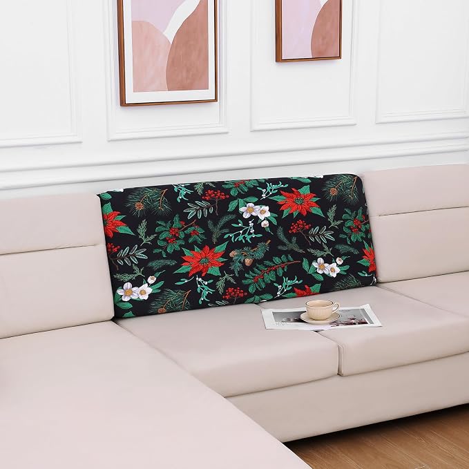 hyha Printed Couch Cushion Covers, Floral Sofa Covers Washable - Image 5