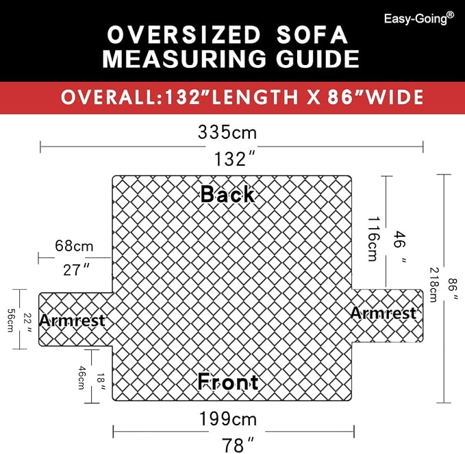 Easy-Going Reversible Oversized Couch Cover - Image 6
