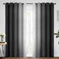 Yakamok Room Darkening Ombre Curtains 96 Inch Length, Light Blocking Grommet by Yakamok