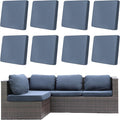 8Pcs Outdoor Cushion Covers, Patio Cushion Covers, Stretch Elastic Slipcovers by dreahoteztil