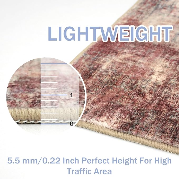 IOHOUZE Abstract Area Rugs 9x12 Ft Washable Large Rugs - Image 5