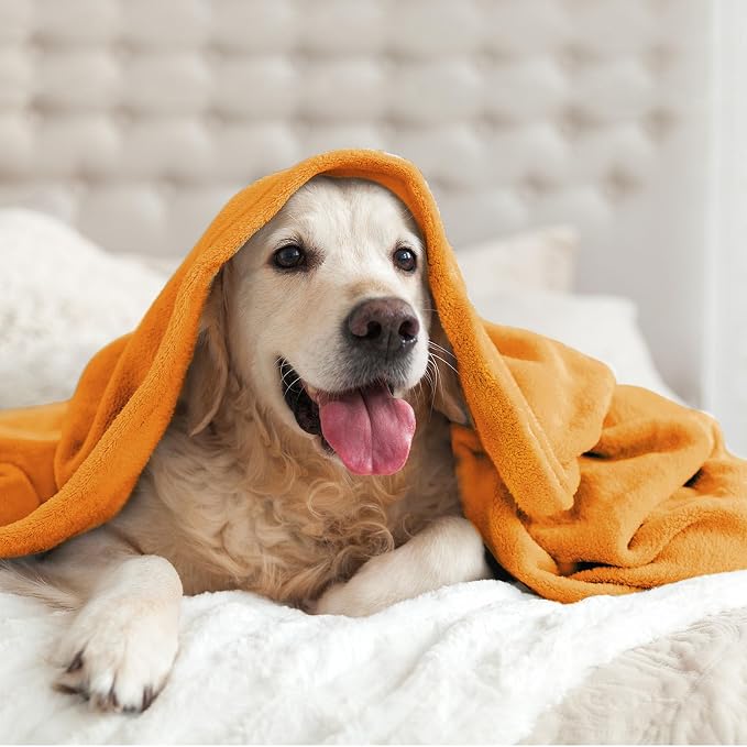 BEDELITE Burnt Orange Throw Blankets - Image 7