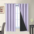 Yakamok 2 Thick Layers Completely Blackout Window Treatment Thermal Insulated by Yakamok
