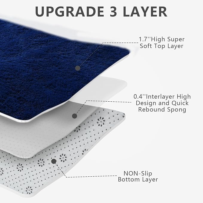 Shag Area Rugs for Bedroom Living Room, 4X6 Ultra Soft Fluffy Area Rugs for Dorm - Image 4