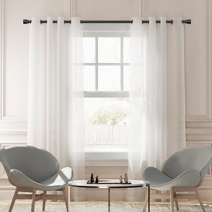 1” Diameter Curtain Rods Itself is 30 to 45 inch 1 Pack Fit 30-39 inch Window - Image 6