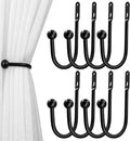VRSS Wall Mount Curtain Tiebacks Drapery Holdbacks Curtain Holdback Hooks 6" L by VRSS