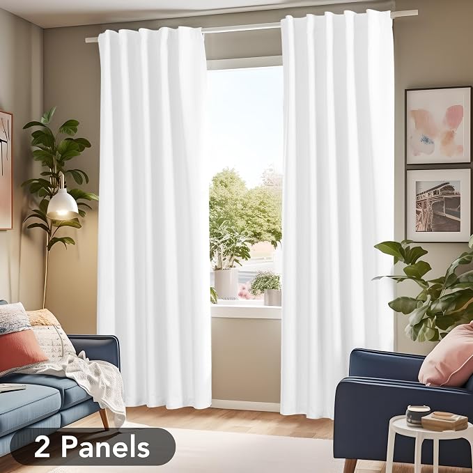 Deconovo Blackout Curtains for Bedroom & Nursery, Thermal Insulated Drapes - Image 2