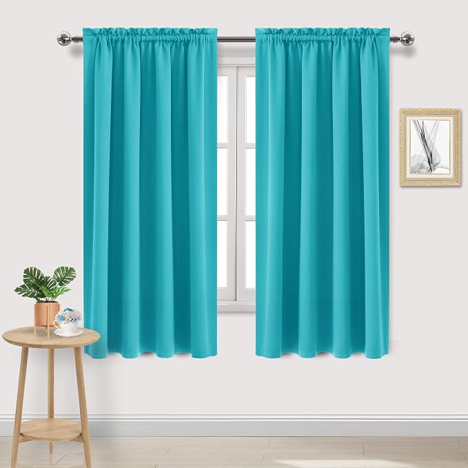 DWCN Blackout Curtains Room Darkening Thermal Insulated Bedroom Curtains Window by DWCN