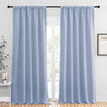 NICETOWN Blackout Curtains for Living Curtains, Vintage Blue, 2 Panels by NICETOWN