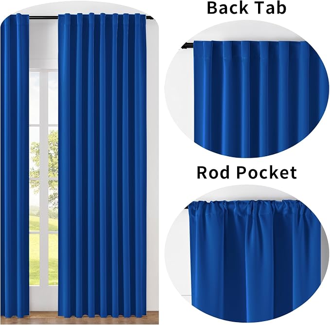 Joydeco Blackout Curtains 96 Inches Long - Image 2