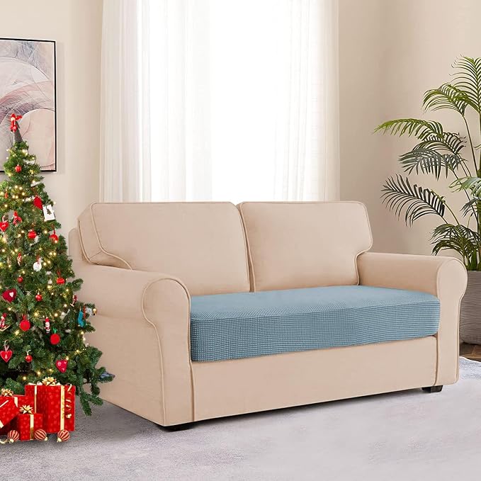 Water Repellent Sofa Seat Slipcovers Stretch Cushion Covers, Seaters Replacement - Image 2