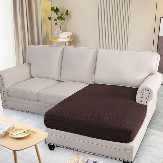 H.VERSAILTEX Super Stretch Individual Chaise Cover Sectional Couch Covers - Image 3