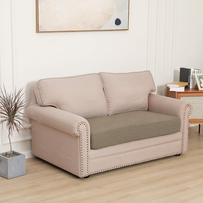 Easy-Going Stretch Loveseat Cushion Cover Sofa Cushion Furniture Protector Sofa - Image 2