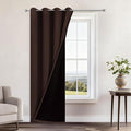 Yakamok 100% Blackout Curtains 96 Inches Long, 2 Thick Layers Heat and Full by Yakamok