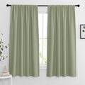 RYB HOME Blackout Curtains for Bedroom Living Room 63 inches Long, Thermal by RYBHOME