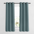 NICETOWN Blackout Greyish Blue Curtains 2 Panels Set by NICETOWN