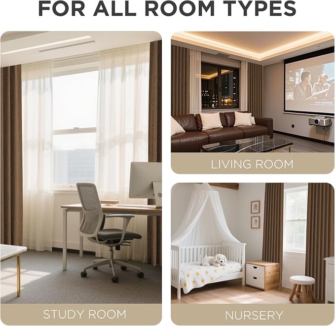 Joydeco Blackout Curtains for Bedroom - Image 8