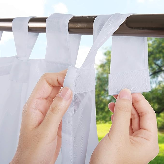RYB HOME Detachable Outdoor Curtains by RYBHOME