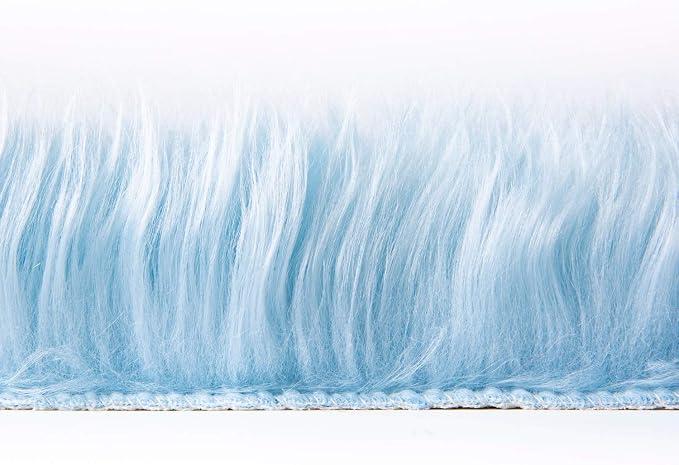 Ashler faux fur rug, Fluffy Shaggy Area Rug Ultra Soft 2 x 3 Feet Sheepskin Fur - Image 5