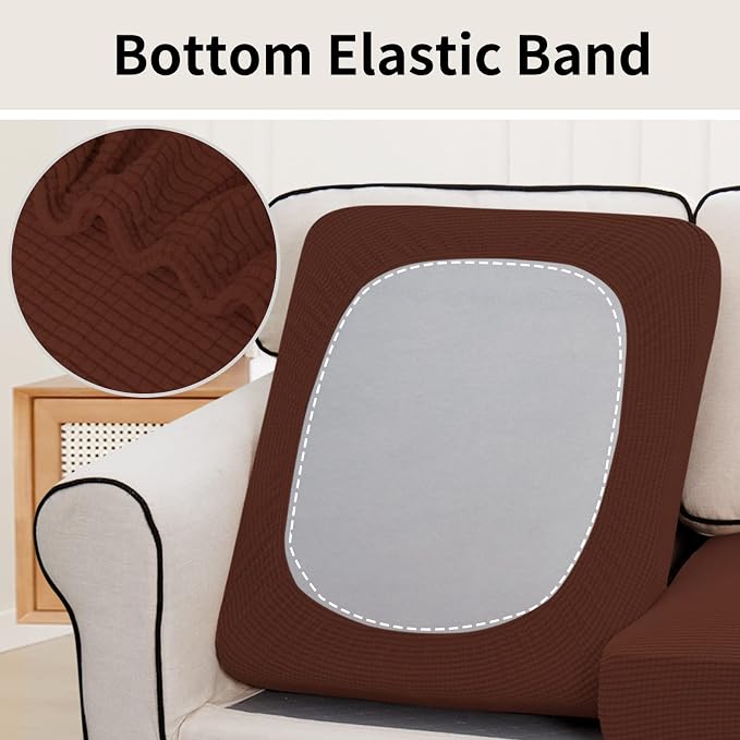 Easy-Going Stretch Individual Chair Couch Cushion Cover Sofa Cushion Furniture - Image 4