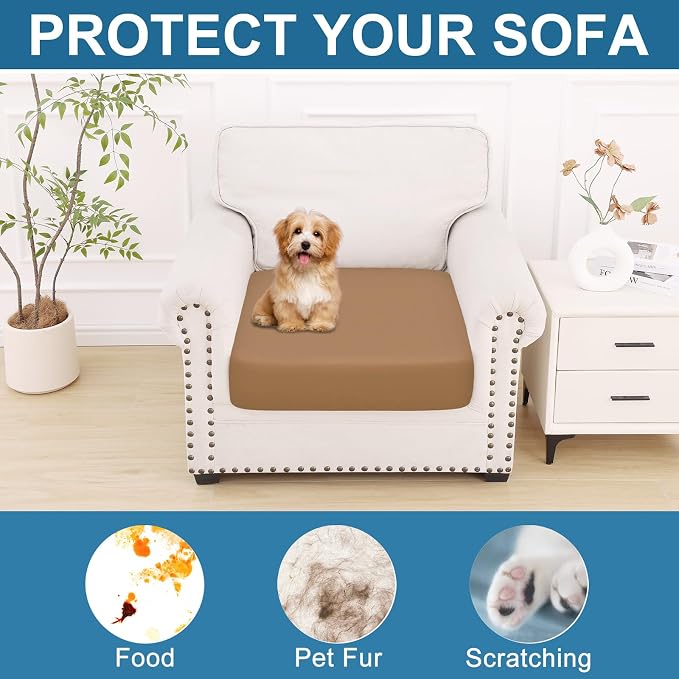Smiry Printed Couch Cushion Covers, Stretch Soft Couch Covers - Image 7