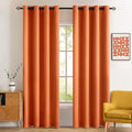 MIULEE 72" Long Room Darkening Curtains Thermal Insulated Drapes Solid Window by MIULEE