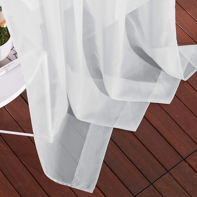NICETOWN Sheer Curtains 84 Inches Long - Image 7