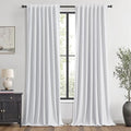 MIULEE 100% Blackout Linen Curtains by MIULEE