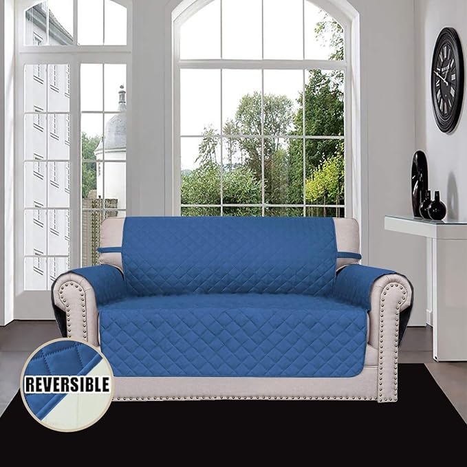 Easy-Going Reversible Loveseat Couch Cover - Image 2