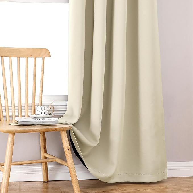 ChrisDowa 100% Blackout Curtains 45 inch Long - Image 7