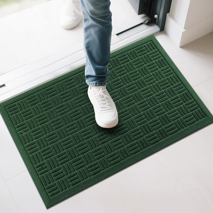 Mibao Front Door Mat Indoor Outdoor Entrance, Dirt Trapping Waterproof - Image 6