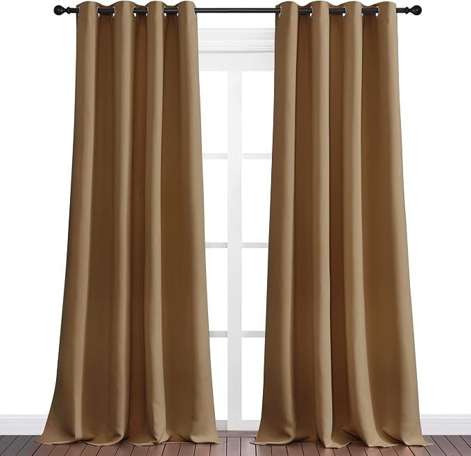 NICETOWN Sleek Blackout Curtains 120 inches Length - Image 2