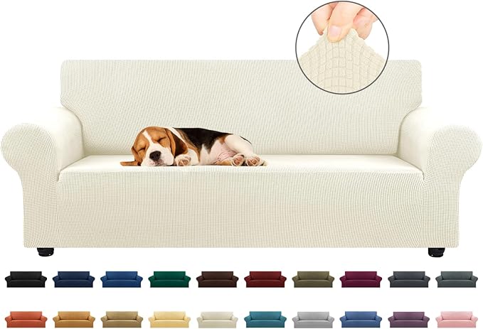 KEKUOU Stretch Sofa Cover Slipcover ，Couch Covers by KEKUOU