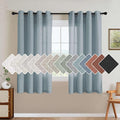 H.VERSAILTEX Living Room Linen Curtains Home Decorative Nickel Grommet Curtains by HVERSAILTEX