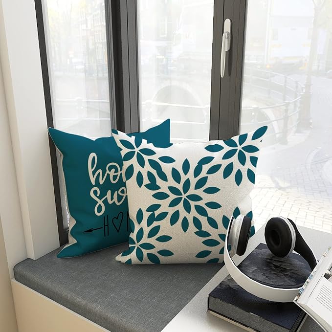 YCOLL Pillow Covers 20x20 Set of 4, Modern Sofa Throw Pillow Cover, Decorative - Image 3