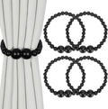 Magnetic Curtain Tiebacks, 4 Pack Curtain Holdbacks by KLOGTSINDDirect