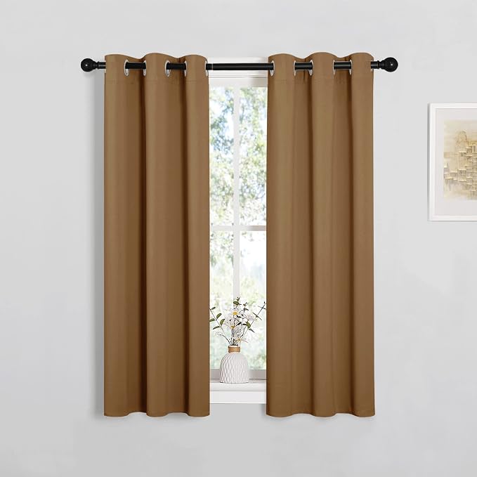NICETOWN Sleek Blackout Curtains 40 inches Length by NICETOWN