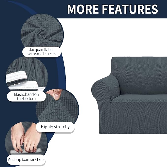 Cupuamon 2026 New Stretch Chair Sofa Slipcovers Couch Cover - Image 4