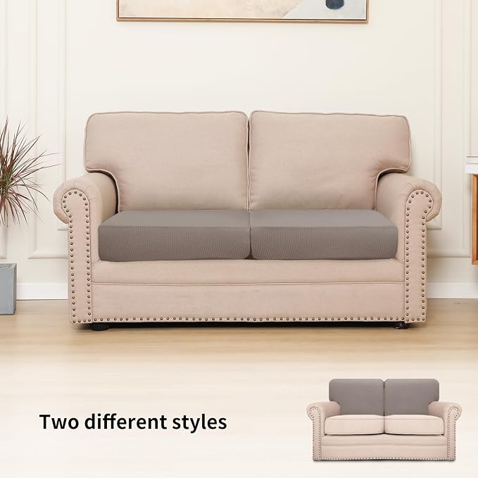 Easy-Going Stretch Individual Loveseat Couch Cushion Cover Sofa Cushion - Image 2