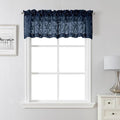 Lecloud Leia Navy Blue Sheer Valances by Lecloud