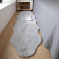 ThreadGlobe Fluffy Faux Rabbit Fur Rug Runner 2'x6', Ultra Soft & Non-Slip Rugs by Unknown