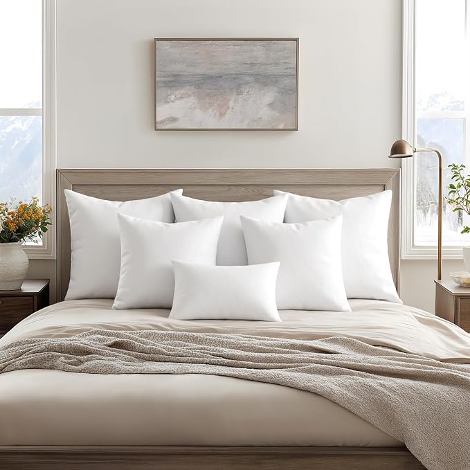 MIULEE 20x20 Throw Pillows Inserts 4 Pack, Decorative Pillows - Image 4