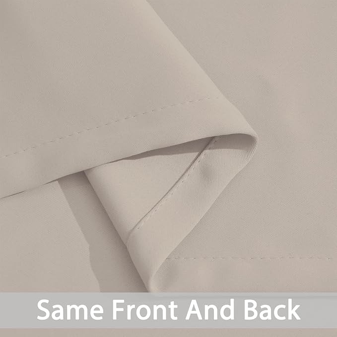 Yakamok Room Darkening Grommet Window Drapes Thermal Insulated Light Blocking - Image 5