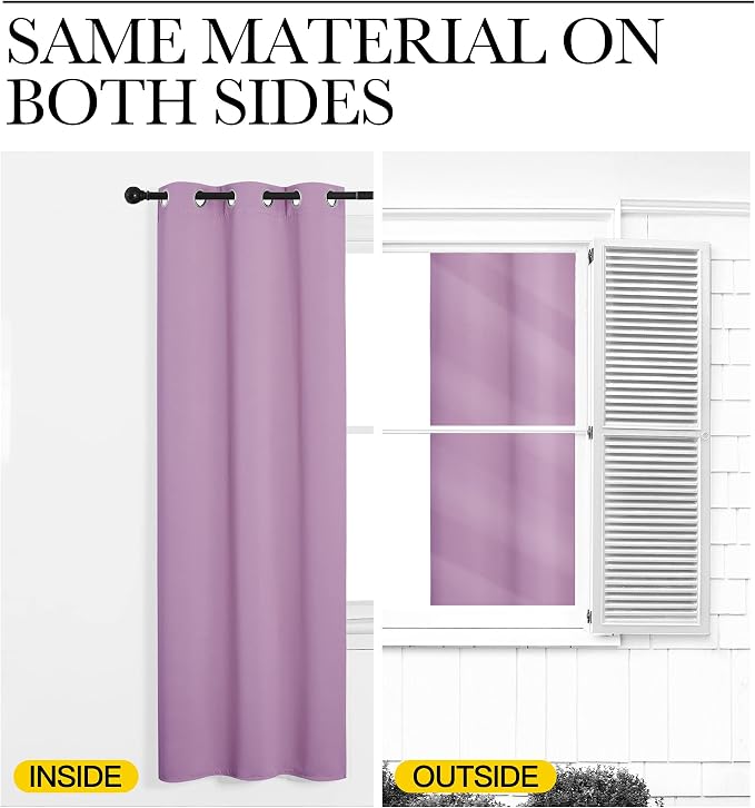 NICETOWN Room Darkening Drapes for Nursery - Image 4