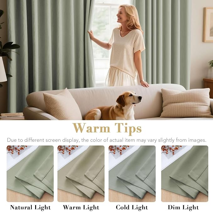 H.VERSAILTEX Blackout Room Darkening Thermal Insulated Grommet Window Curtain - Image 5