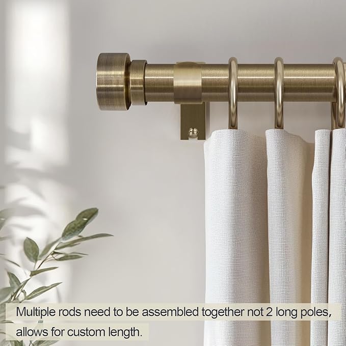 Lootkell Antique Bronze Curtain Rods - Image 3
