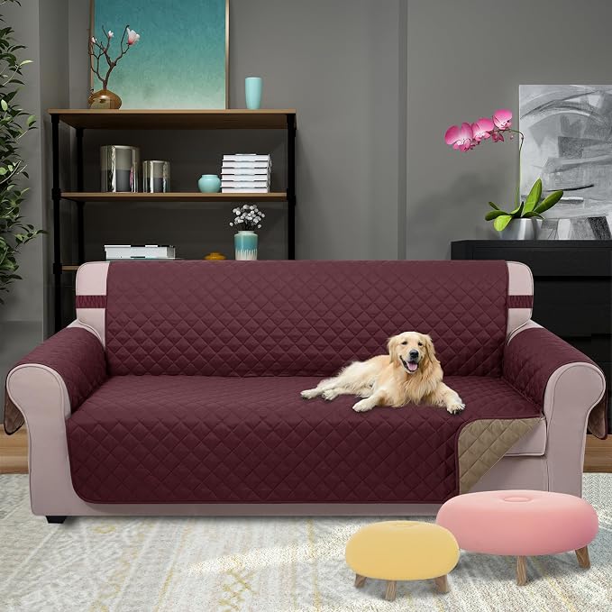 U-NICE HOME 4 Seater Sofa Cover 91 Inch Large Couch Covers - Image 2