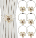 KLOGTSIND Magnetic Curtain Tiebacks, 6 Pack Flower Curtain Holdbacks by KLOGTSINDDirect
